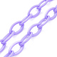 Collares personalizados de cadena de cable de plástico abs NJEW-JN02850-03-3