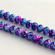 Chapelets de perles en verre peint DGLA-R032-8mm-A04-1