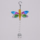Eisen 3d Libelle Anhänger Dekorationen HJEW-TAC0008-06-1
