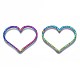Rainbow Color 201 Stainless Steel Linking Rings STAS-S119-063-2