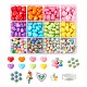 Kits para hacer pulseras de cuentas de colores lindos diy DIY-FS0002-28-1