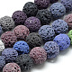 Natural Lava Rock Beads Strands G-S255-8mm-13-1