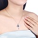 Модное ожерелье стерлингового серебра 925 стерлингового серебра NJEW-BB30754-B-3