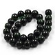Natural Gemstone Apatite Round Beads Strands G-E250-02-3
