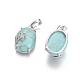 Synthetic Turquoise Pendants G-L512-I06-2