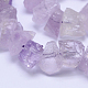 Premières chapelets de perles naturelles améthyste rugueux G-O119-03B