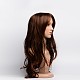 Únicos de las mujeres cosplay largas pelucas de pelo de fibra de alta temperatura para el cabello rizado partido OHAR-I005-27-2