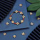Perles en alliage de style tibétain chgcraft 30pcs TIBEB-CA0001-15-4