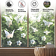 Adesivi per finestre per animali domestici adesivi con motivo a mattoni DIY-WH0319-37-3
