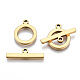 201 Stainless Steel Toggle Clasps X-STAS-Q241-007G-NF-2
