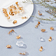 Benecreat 15 Paar 18 Karat vergoldeter Messing-Clip auf Ohrring-Pads Langlebige Ohrring-Clips für die Herstellung von nicht durchdringenden DIY-Ohrringen KK-BC0002-92-5