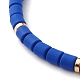 Argile polymère colliers de perles NJEW-JN03622-01-7