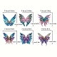 6 Style Butterfly Pendant Decoration DIY Diamond Painting Kit PW-WG10707-01-2