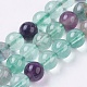 Natürlichen Fluorit Perlen Stränge G-E468-F01-10mm-1