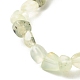 Natürliches Prehnit-Perlen-Stretch-Armband für Kinder BJEW-JB07031-11-5