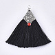 Polyester Tassel Pendant Decorations FIND-T036-01A-1