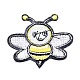 Cute Bee Shape Computerized Embroidery Cloth Iron on/Sew on Patches DIY-M006-09-2