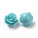 Synthetic Coral 3D Flower Rose Beads CORA-A006-15mm-033-2