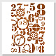 Stencil per ingranaggi digitali nbeads DIY-WH0403-019-1