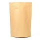 Eco-friendly Biodegradable Kraft Paper Zip Lock bag CARB-P009-01A-1
