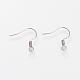 304 Stainless Steel Earring Hooks STAS-S066-10-2