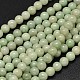 Runde natürliche myanmarische Jade / Burmese Jade Perlenstränge G-K068-11-6mm-1
