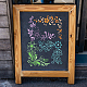 FINGERINSPIRE Flower Corner DIY Decorative Stencil Template 29.7x21cm A4 Large Reusable Mylar Template Paint Wood Chalk Signs for Painting Wood Wall Furniture Holiday DIY Craft Decor DIY-WH0202-282-7