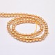 Imitate Austrian Crystal Electroplate Glass Round Bead Strands GLAA-F030-10mm-A01-2
