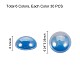 PandaHall Elite Opaque Glass Cabochons GGLA-PH0004-25-2