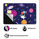 CREATCABIN Planet Card Skin Sticker Space Debit Credit Card Skins Covering Personalizing Bank Card Protecting Removable Wrap Waterproof Scratch Proof No Bubble for Transportation Key Card 7.3x5.4Inch DIY-WH0432-103-3
