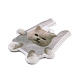 印刷されたアクリルパーツ  猫の形  35x29x2mm  穴：1.2mm OACR-R264-02G-2