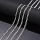 304 витые цепочки из нержавеющей стали для изготовления мужских ожерелий CHS-K001-86-3