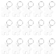 Chgcraft 20 комплекты сублимационных заготовок брелков KEYC-CA0001-05-1