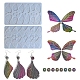 Moldes de silicona para ala de mariposa y colgante redondo diy SIMO-B004-01-1