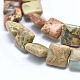 Chapelets de perles en jaspe aqua terra naturel G-I213-07-10mm-3