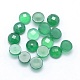 Natural Green Onyx Agate Cabochons G-P393-P03-4mm-1