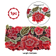 Cinta de encaje de flores ph pandahall 3m/3.3 yardas SRIB-PH0001-28-2