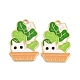 Pendenti smaltati in lega vegetale e animale&nbsp;FIND-N005-05A-G-1