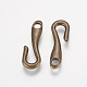Tibetan Style Hook Pendants X-TIBEP-20251-AB-FF-2