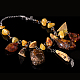 Brins de perles de pierres précieuses mélangées naturelles brutes olycraft G-OC0003-72-7