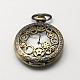 Vintage alliage de zinc cadrans creux de montres à quartz pour création de montre de poche collier pendentif  WACH-R005-41-1