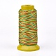 ポリエステル糸  カスタム織りジュエリー作りのために  カラフル  1mm  約230m /ロール NWIR-K023-1mm-04-1