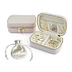 Rectangle PU Leather Jewelry Storage Zipper Box PW-WG82882-02-1