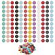 120 pièces 12 couleurs breloques en alliage plaqué or ENAM-SZ0001-64I-7