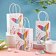AHANDMAKER 20Pcs 2 Style Rectangle Foldable Creative Kraft Paper Gift Bag CARB-GA0001-11-5