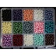 Perles rondes en verre teinté écologique HY-PH0013-02-4mm-2