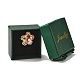 Boîtes à bijoux en carton pour bijoux carrés et mots CBOX-C015-01A-02-3