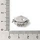 Rhodium Plated 925 Sterling Sliver Pave Clear Cubic Zirconia Box Clasps STER-M114-10P-3