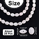 NBEADS About 26 Pcs Facete Oval Gemstone Beads G-NB0004-33-2