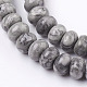 Chapelets de perles en pierre de carte/pierre picasso/picasso jasper naturelles  X-G-O162-16-5x8m-3